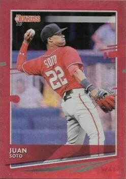 2020 Donruss - Holo Red #162 Juan Soto Front