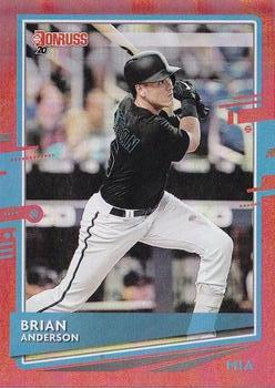 2020 Donruss - Holo Red #165 Brian Anderson Front