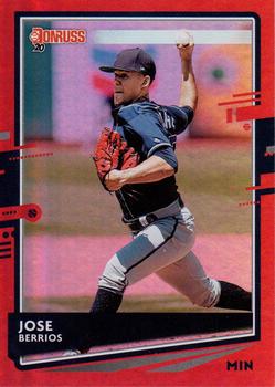 2020 Donruss - Holo Red #167 Jose Berrios Front