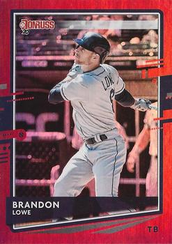 2020 Donruss - Holo Red #168 Brandon Lowe Front