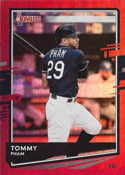 2020 Donruss - Holo Red #174 Tommy Pham Front