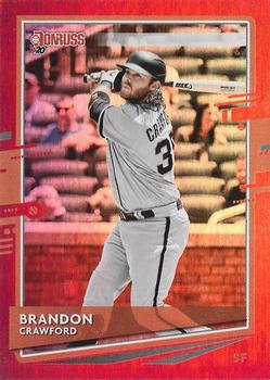 2020 Donruss - Holo Red #189 Brandon Crawford Front