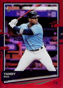 2020 Donruss - Holo Red #190 Yandy Diaz Front