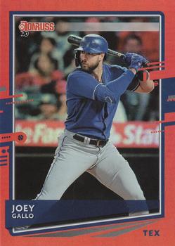 2020 Donruss - Holo Red #196 Joey Gallo Front