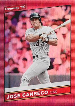2020 Donruss - Holo Red #212 Jose Canseco Front