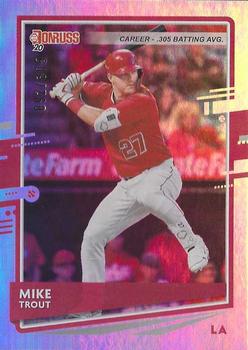 2020 Donruss - Career Stat Line #129 Mike Trout Front