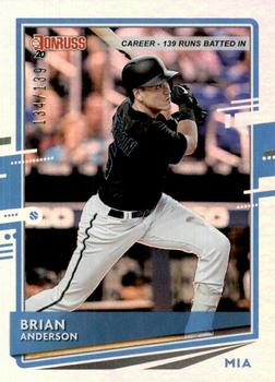 2020 Donruss - Career Stat Line #165 Brian Anderson Front