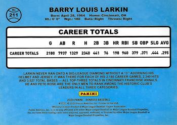 2020 Donruss - Career Stat Line #211 Barry Larkin Back