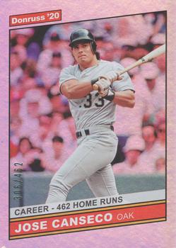 2020 Donruss - Career Stat Line #212 Jose Canseco Front