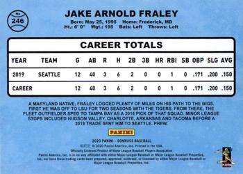 2020 Donruss - Career Stat Line #246 Jake Fraley Back