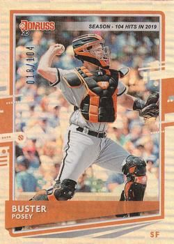 2020 Donruss - Season Stat Line #93 Buster Posey Front