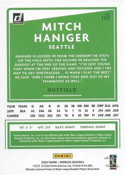 2020 Donruss - Season Stat Line #100 Mitch Haniger Back