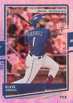2020 Donruss - Season Stat Line #156 Elvis Andrus Front