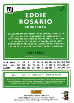 2020 Donruss - Season Stat Line #161 Eddie Rosario Back