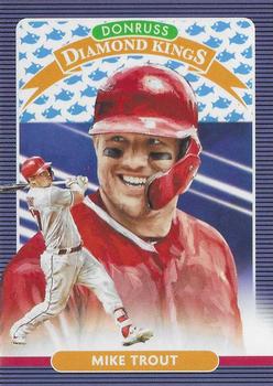 2020 Donruss - Baby Shark Emoji #9 Mike Trout Front