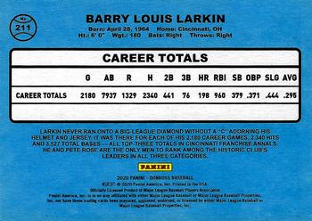 2020 Donruss - Baby Shark Emoji #211 Barry Larkin Back