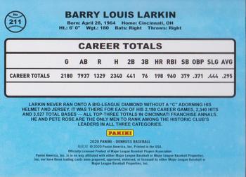 2020 Donruss - One Hundred Emoji #211 Barry Larkin Back