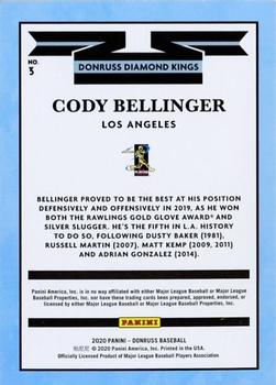2020 Donruss - Holo Purple #3 Cody Bellinger Back