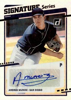 2020 Donruss - Signature Series #SS-AN Andres Munoz Front