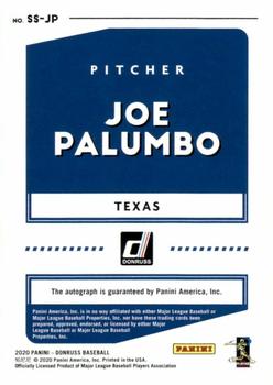 2020 Donruss - Signature Series #SS-JP Joe Palumbo Back