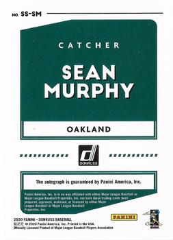 2020 Donruss - Signature Series #SS-SM Sean Murphy Back