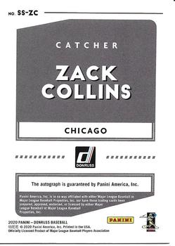 2020 Donruss - Signature Series #SS-ZC Zack Collins Back