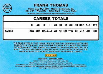2020 Donruss - Retro 1986 Materials #86M-FR Frank Thomas Back