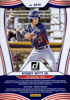 2020 Donruss - American Pride Rapture #AP10 Alika Williams / Bobby Witt Jr. Back