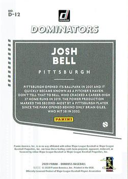2020 Donruss - Dominators Rapture #D-12 Josh Bell Back