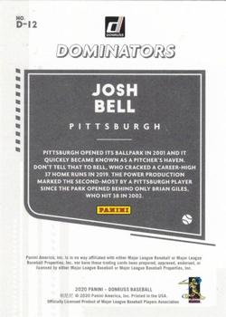2020 Donruss - Dominators Red #D-12 Josh Bell Back