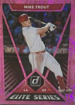 2020 Donruss - Elite Series Pink Fireworks #E-5 Mike Trout Front