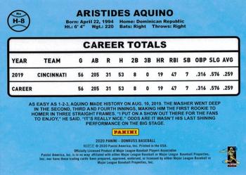 2020 Donruss - Highlights #H-8 Aristides Aquino Back