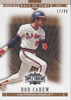 2007 Topps Triple Threads - Gold #26 Rod Carew Front