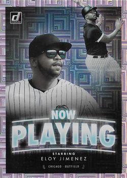 2020 Donruss - Now Playing Vector #NP-6 Eloy Jimenez Front
