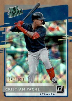 2020 Donruss - Rated Prospects #RP-7 Cristian Pache Front