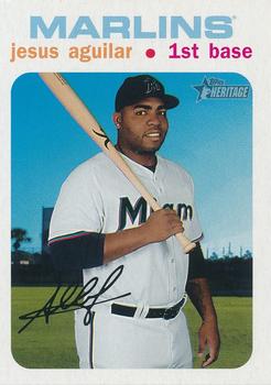 2020 Topps Heritage - White #246 Jesus Aguilar Front