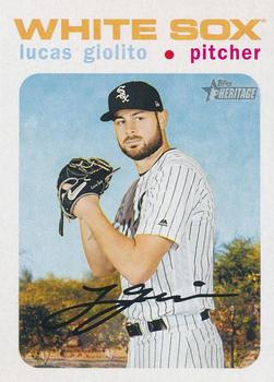 2020 Topps Heritage - White #416 Lucas Giolito Front