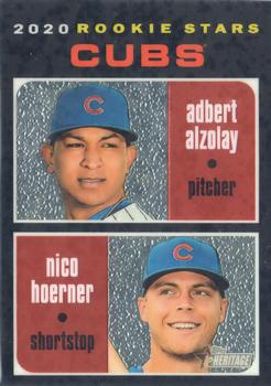2020 Topps Heritage - Chrome #THC-121 Nico Hoerner / Adbert Alzolay Front