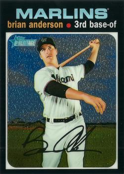 2020 Topps Heritage - Chrome #THC-240 Brian Anderson Front