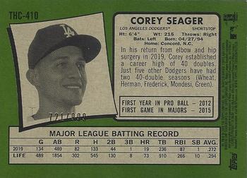 2020 Topps Heritage - Chrome #THC-410 Corey Seager Back