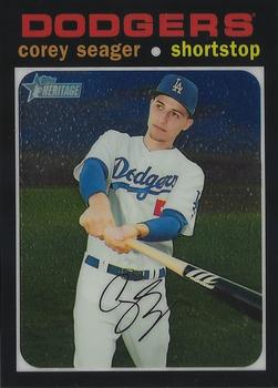 2020 Topps Heritage - Chrome #THC-410 Corey Seager Front