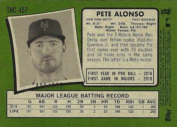 2020 Topps Heritage - Chrome #THC-457 Pete Alonso Back