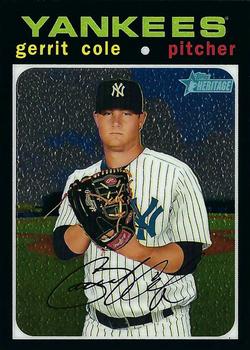 2020 Topps Heritage - Chrome #THC-501 Gerrit Cole Front