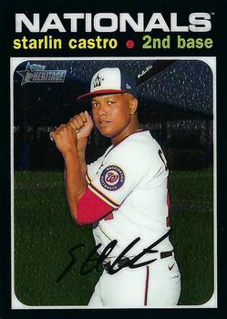 2020 Topps Heritage - Chrome #THC-709 Starlin Castro Front