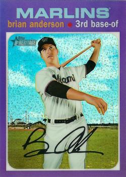 2020 Topps Heritage - Chrome Purple Refractor #THC-240 Brian Anderson Front