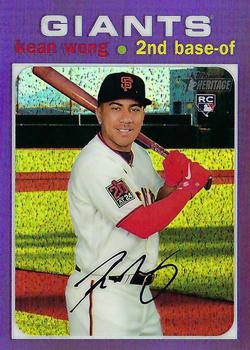 2020 Topps Heritage - Chrome Purple Refractor #THC-541 Kean Wong Front