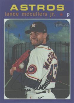 2020 Topps Heritage - Chrome Purple Refractor #THC-706 Lance McCullers Jr. Front