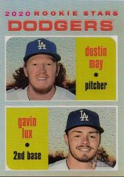 2020 Topps Heritage - Chrome Refractor #THC-188 Dustin May / Gavin Lux Front
