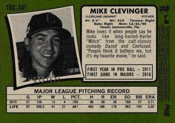 2020 Topps Heritage - Chrome Refractor #THC-341 Mike Clevinger Back
