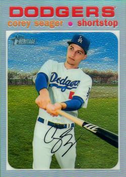 2020 Topps Heritage - Chrome Refractor #THC-410 Corey Seager Front
